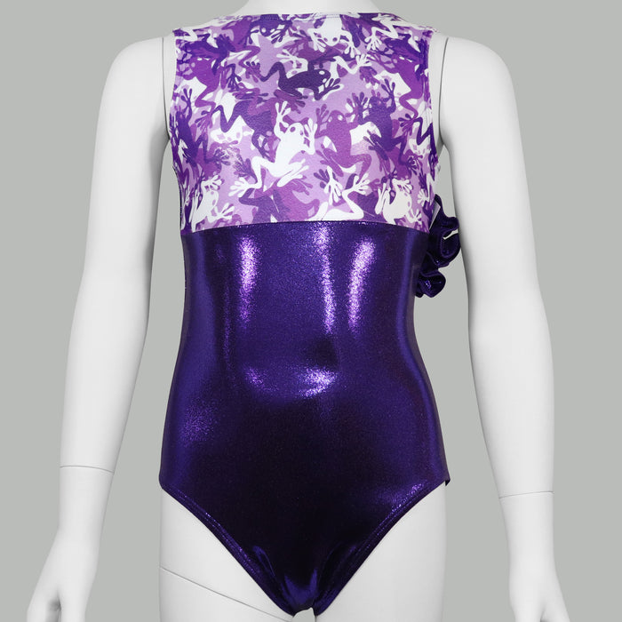 Purple Camo-Frogs Leotard