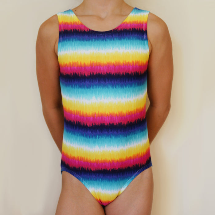 Rainbow Scribble Leotard