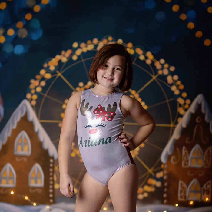 Reindeer Leotard - Personalized