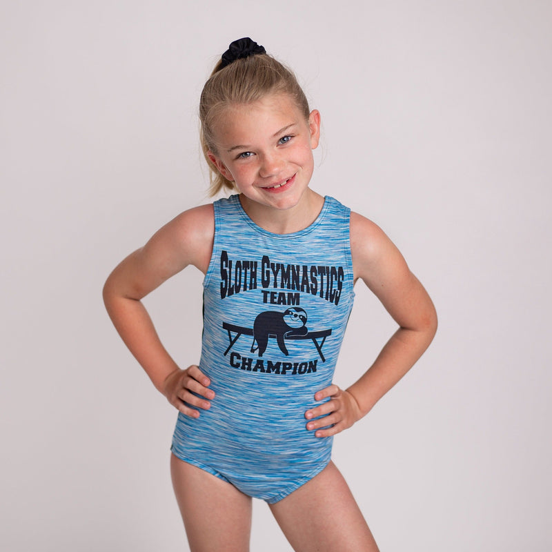 Sloth Gymnastics Team Champion Leotard