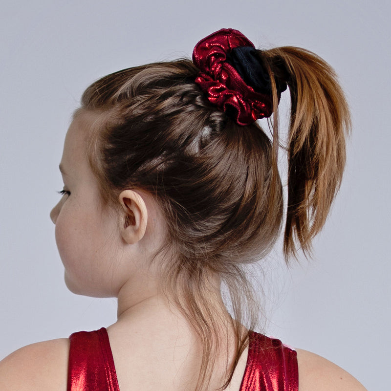 Mystique Hair Scrunchie - Burgundy