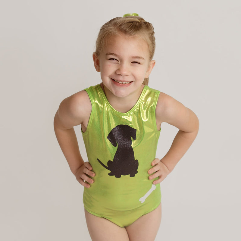 Puppy Dog Paws Bone Leotard