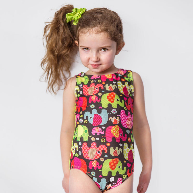 Calico Elephants Leotard