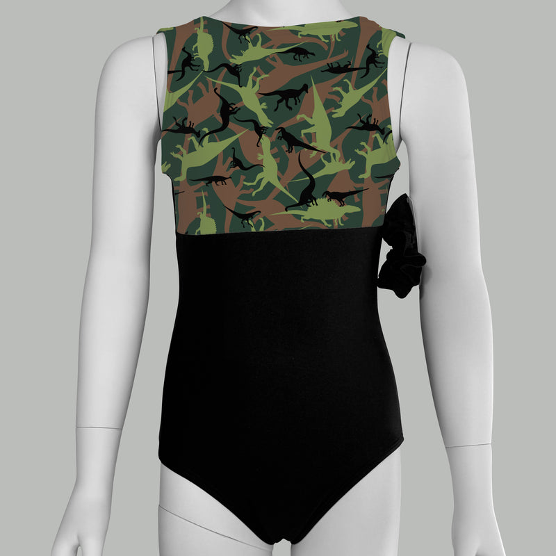 Camouflage Dinosaur Leotard