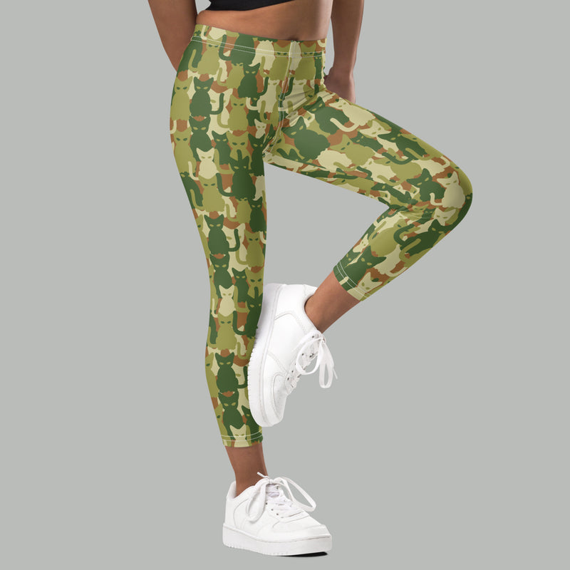 Kids/Youth Camouflage Cats Leggings