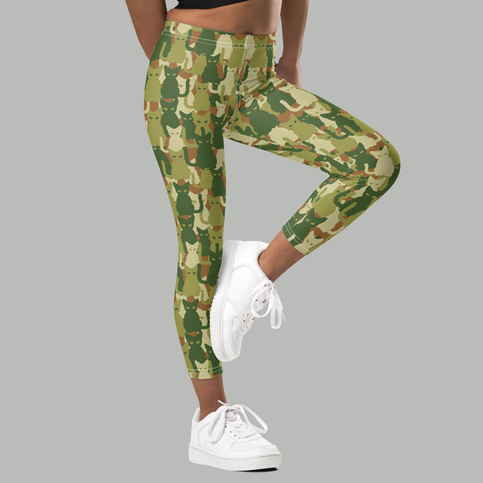 Kids/Youth Camouflage Cats Leggings