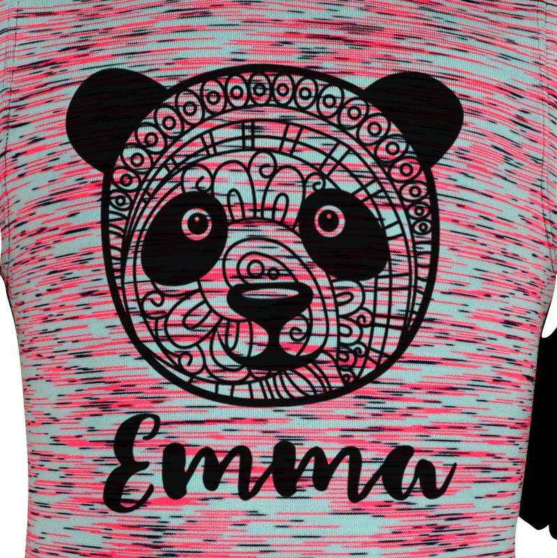 Mandala Panda Leotard - Personalized