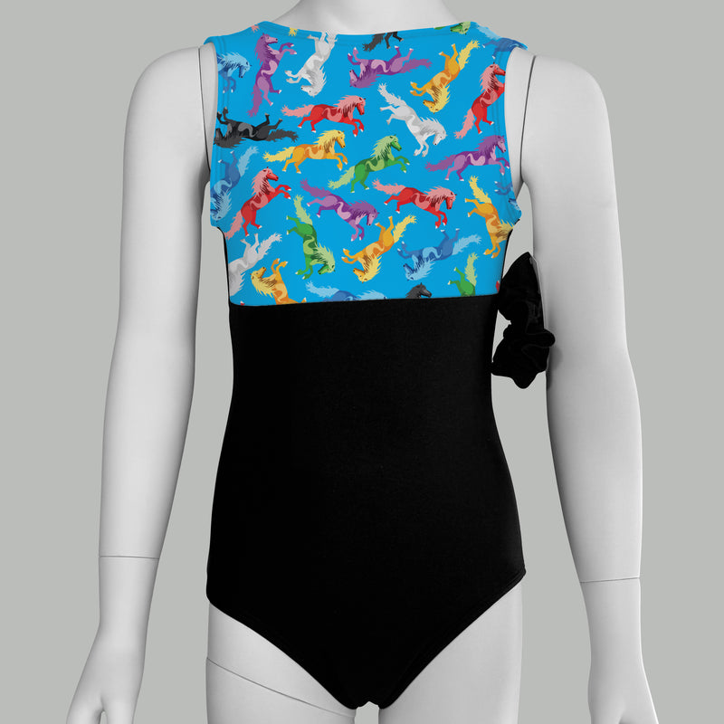 Colorful Horses Leotard