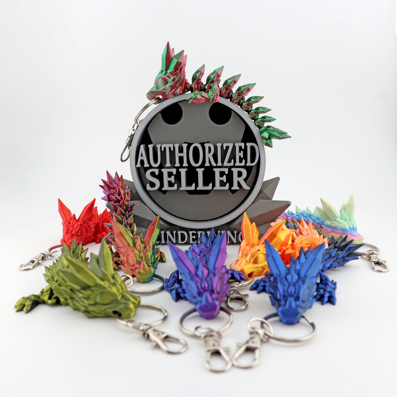 Crystal Dragon Tadling Bag Charm