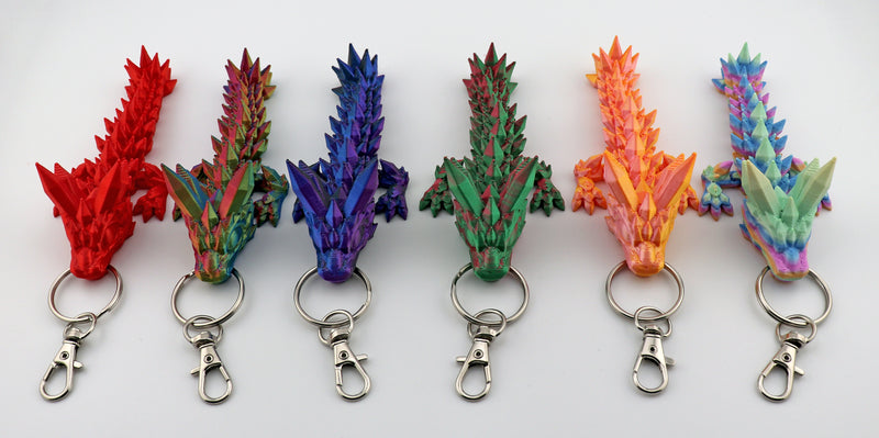 Crystal Dragon Tadling Bag Charm