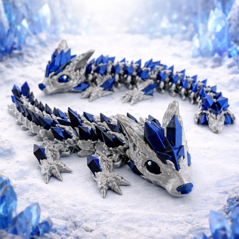 Baby Crystal Wolf Dragon