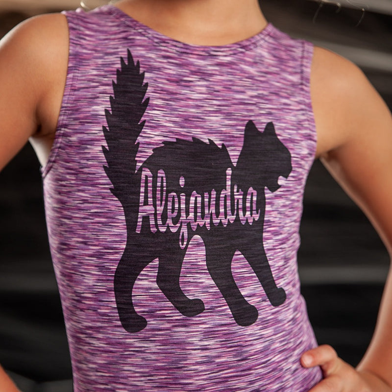 Halloween Scaredy Cat Leotard - Personalized