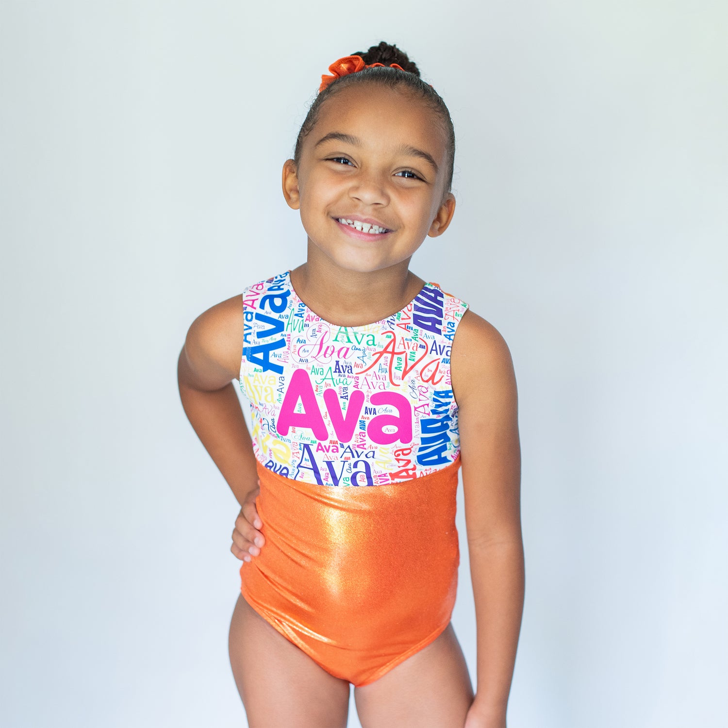 Name Leotard in Orange