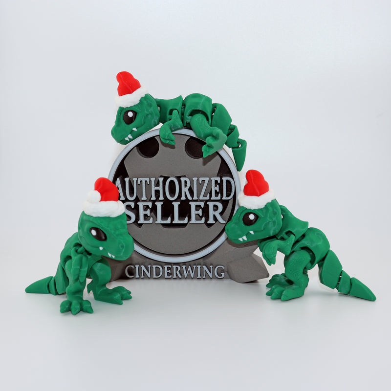 Festive Holiday T-Rex