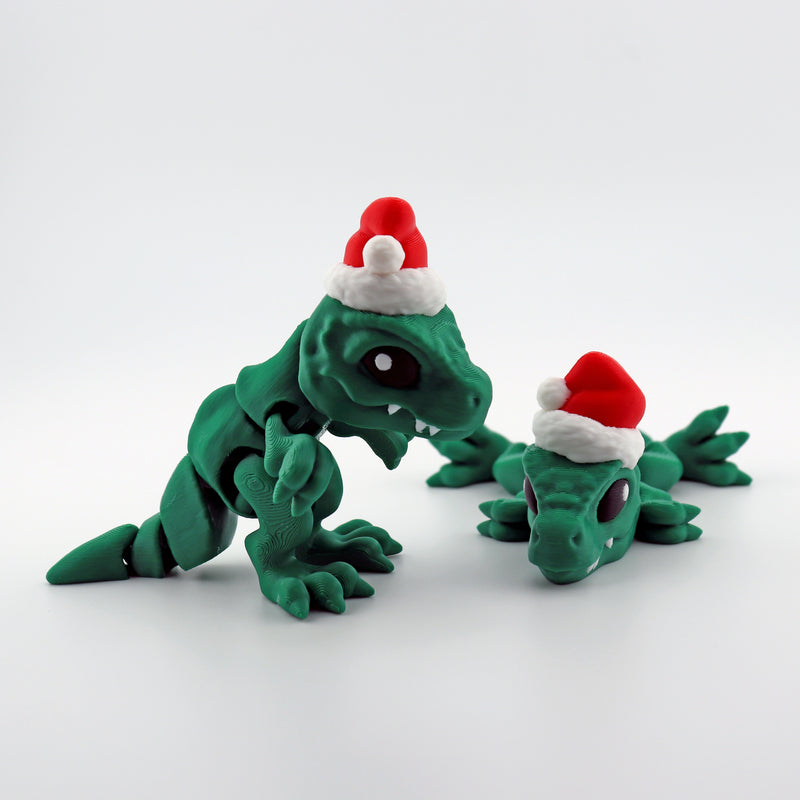 Festive Holiday T-Rex