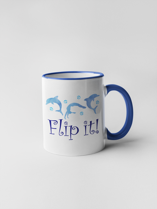 Flip It Gymnast & Dolphins Mug
