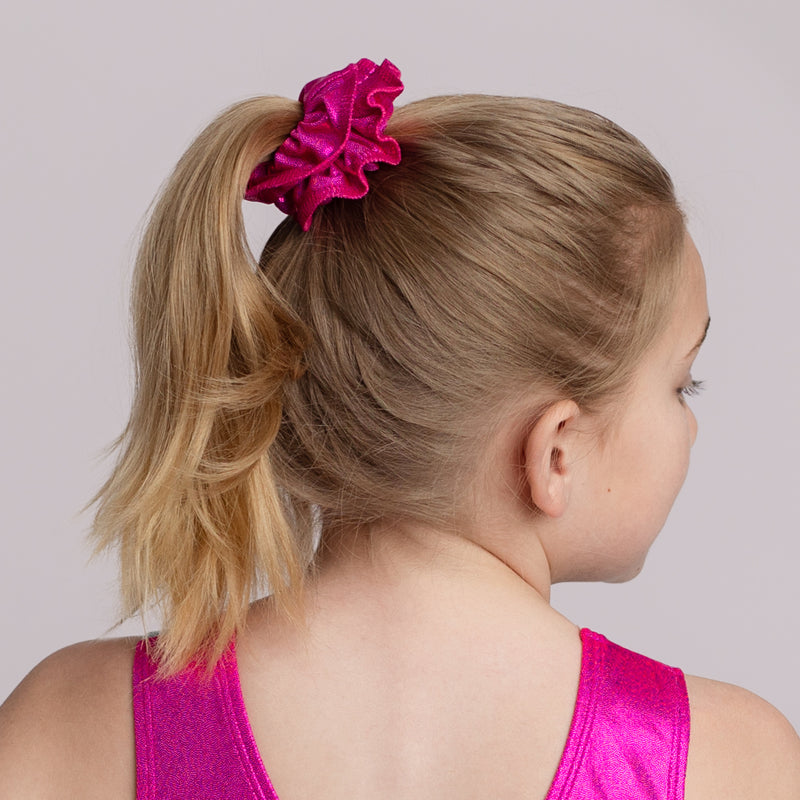 Mystique Hair Scrunchie - Fuchsia Pink