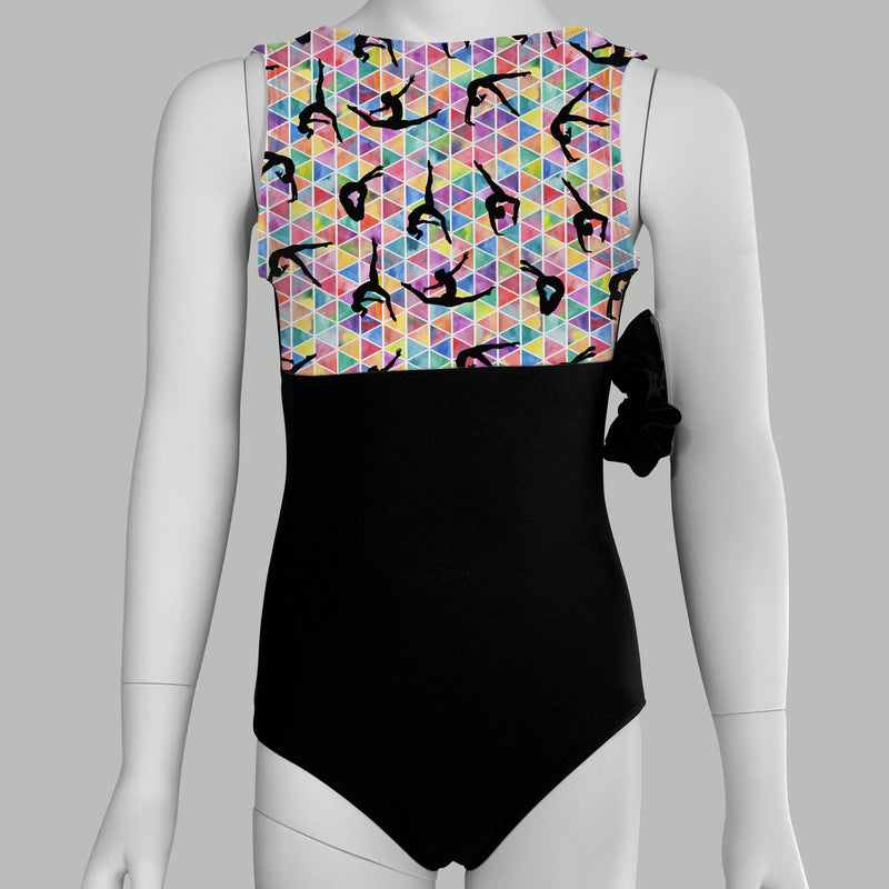 Geometric & Gymnasts Leotard