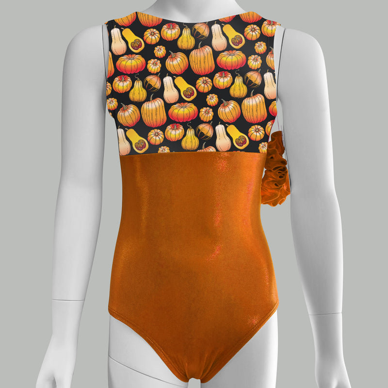 Thanksgiving Gourds & Pumpkins Leotard