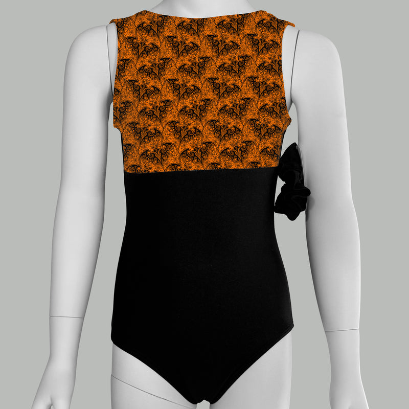 Halloween Bat Lace Leotard