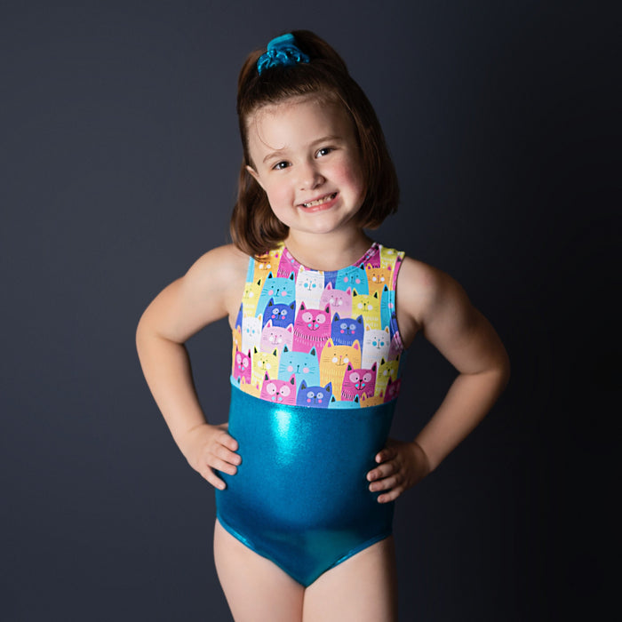 Colorful Cats Leotard