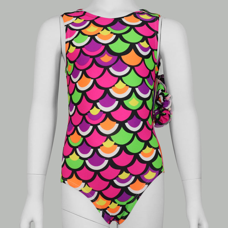 Colorful Mermaid Leotard