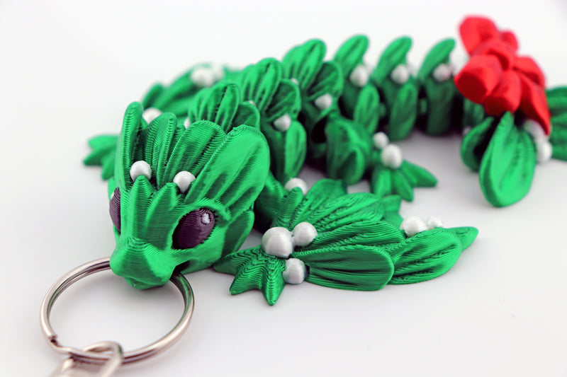 Mistletoe Wyvern Bag Charm