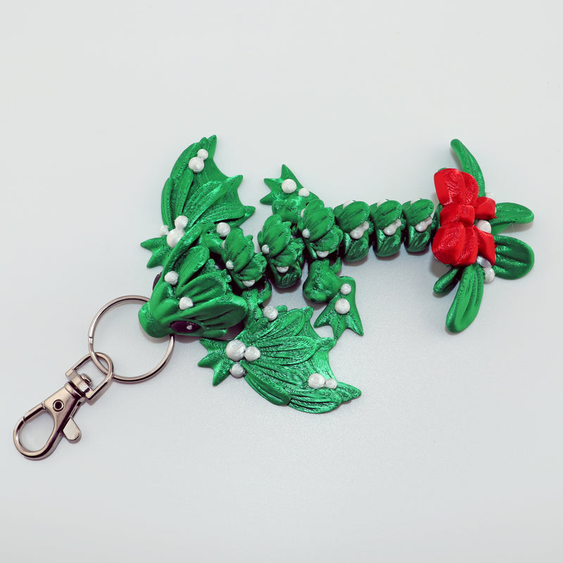 Mistletoe Wyvern Bag Charm
