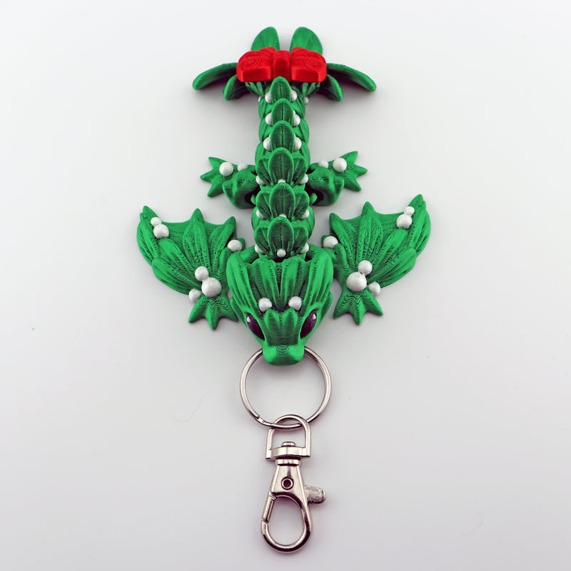 Mistletoe Wyvern Bag Charm