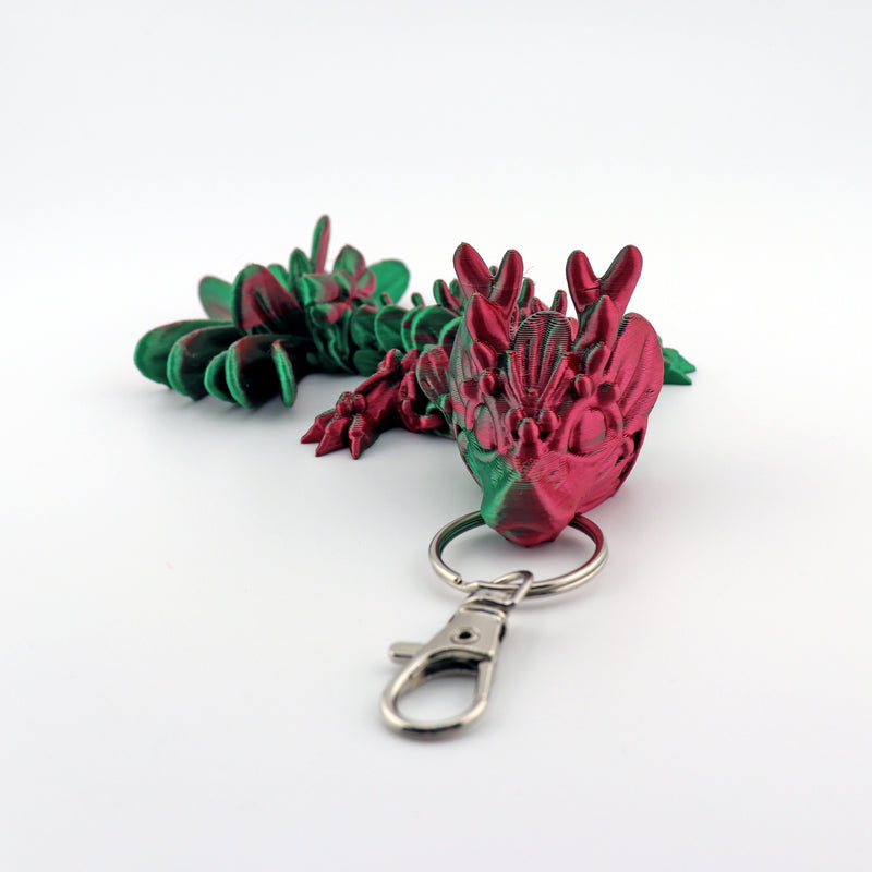 Mistletoe Dragon Tadling Bag Charm