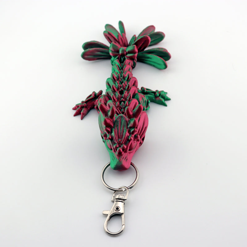 Mistletoe Dragon Tadling Bag Charm
