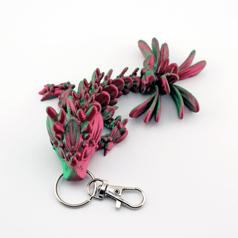 Mistletoe Dragon Tadling Bag Charm
