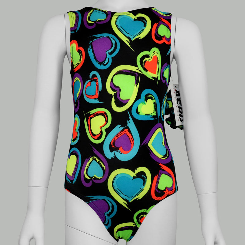 Neon Hearts Leotard