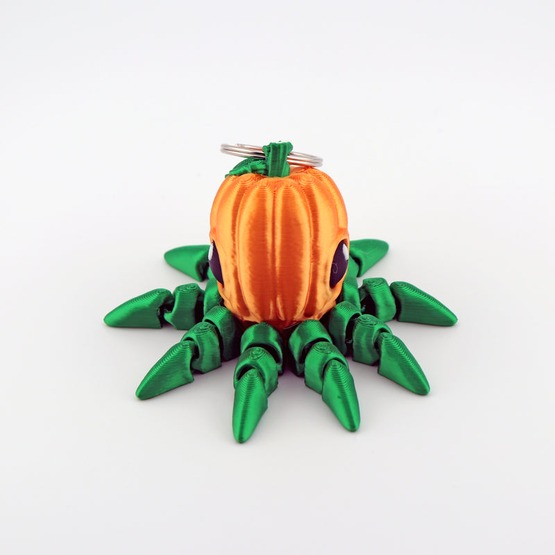 Pumpkin Octopus Bag Charm