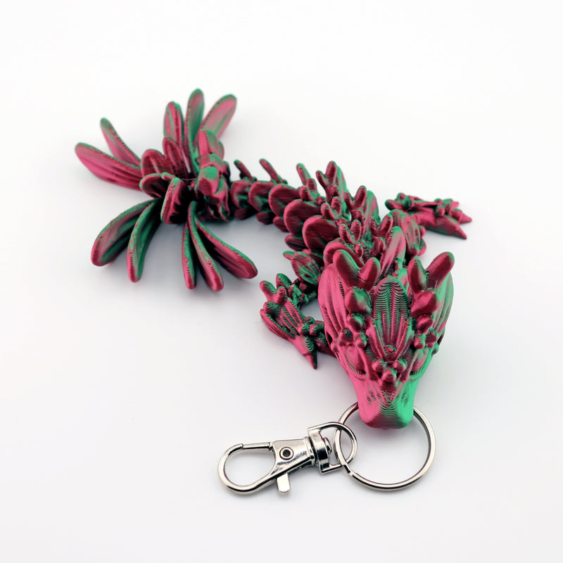 Mistletoe Dragon Tadling Bag Charm