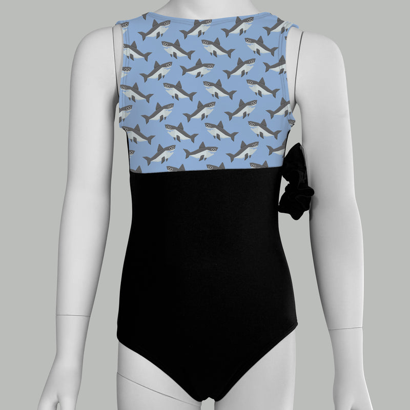 Shark Print Leotard