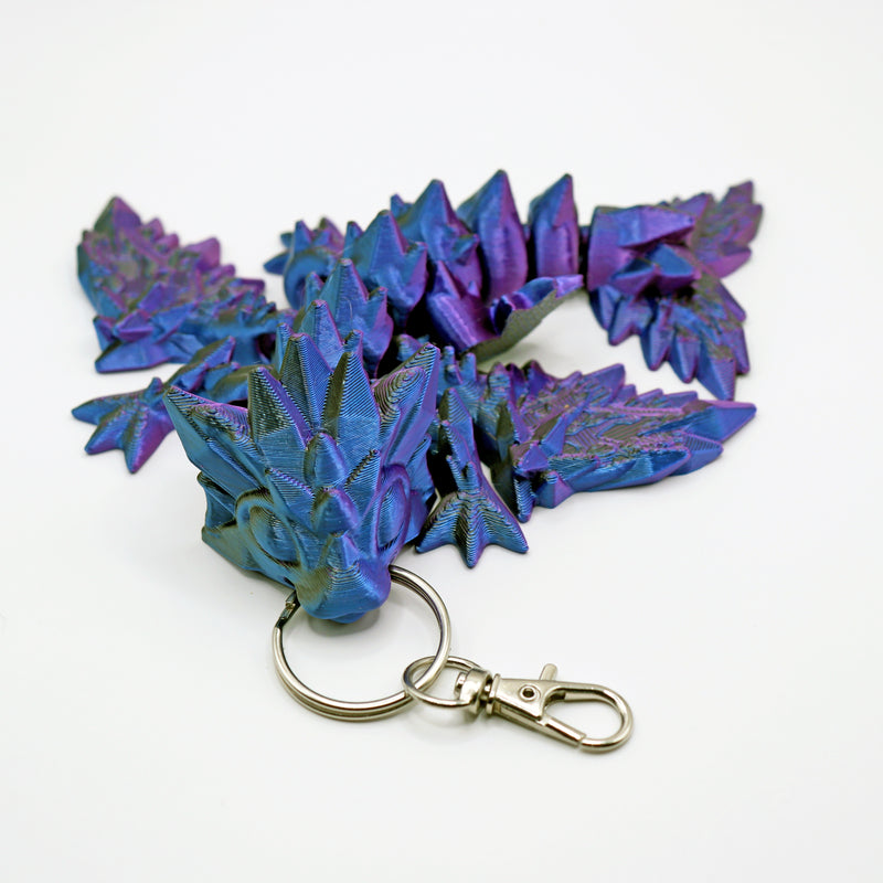 Winged Crystal Dragon Bag Charm