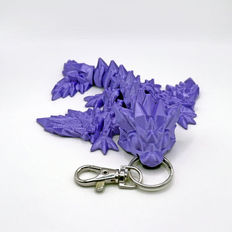 Winged Crystal Dragon Bag Charm