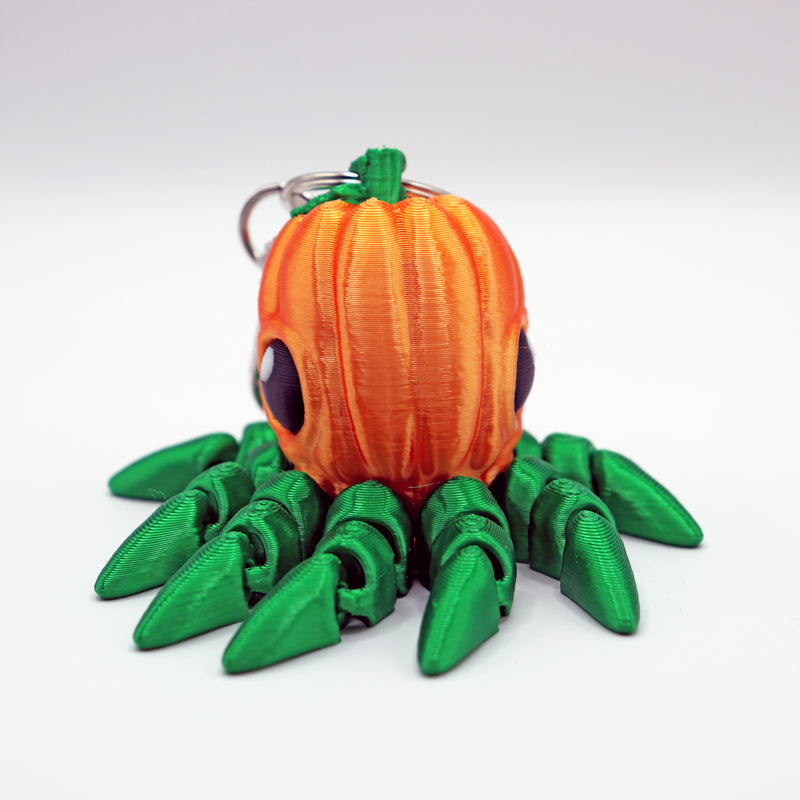Pumpkin Octopus Bag Charm