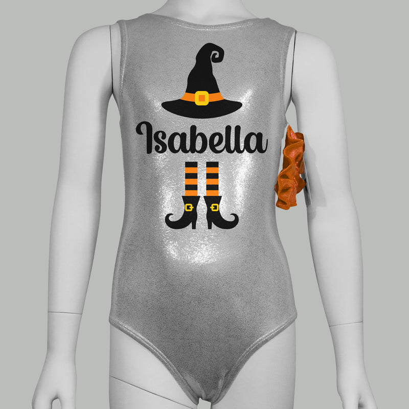 Halloween Witch Leotard - Personalized