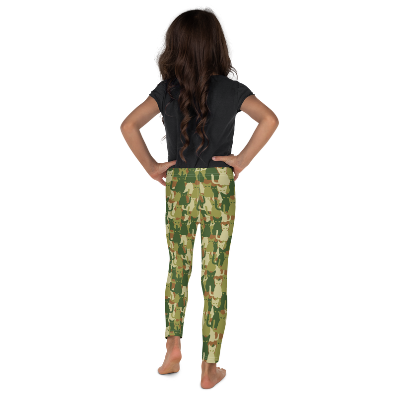 Kids/Youth Camouflage Cats Leggings