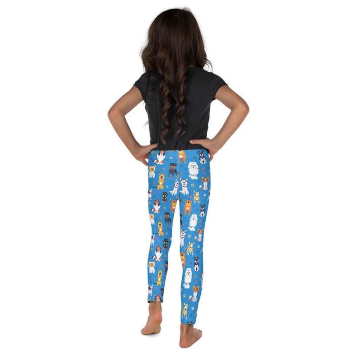 Kids/Youth Blue Dogs Leggings