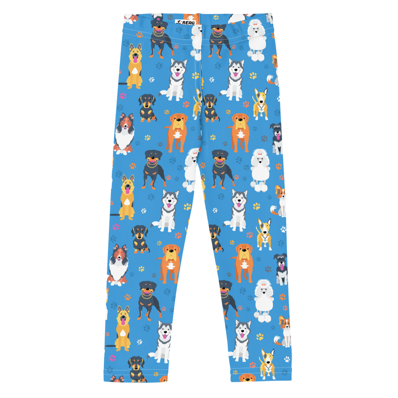 Kids/Youth Blue Dogs Leggings