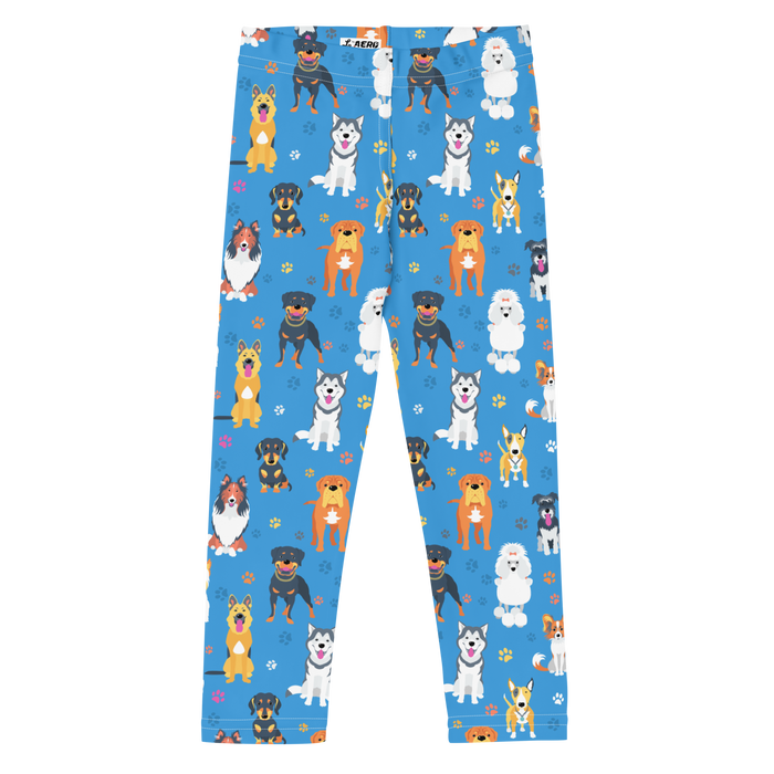 Kids/Youth Blue Dogs Leggings