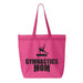 Gymnastics Tote Ladies Zippered TOTE Male Gymnast Sparkle Gymnastics MOM Glitter Tote Bag Gift Mens Boys Gymnastics