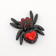 Articulated Jumping Spider Figurine • 3D Printed Poseable Spider • Collectible Desk / Pocket Fidget
