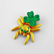 Articulated Jumping Spider Figurine • 3D Printed Poseable Spider • Collectible Desk / Pocket Fidget