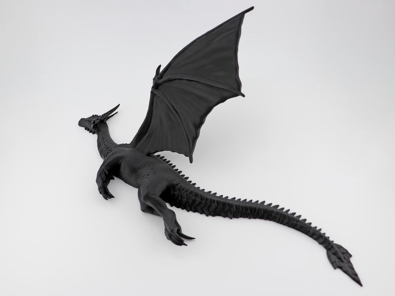 3D Flying Dragon Wall Decor: Fantasy Art Sculpture