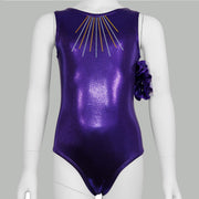 Mystique Gymnastics Leotard: Girls' Leotard with Scrunchie