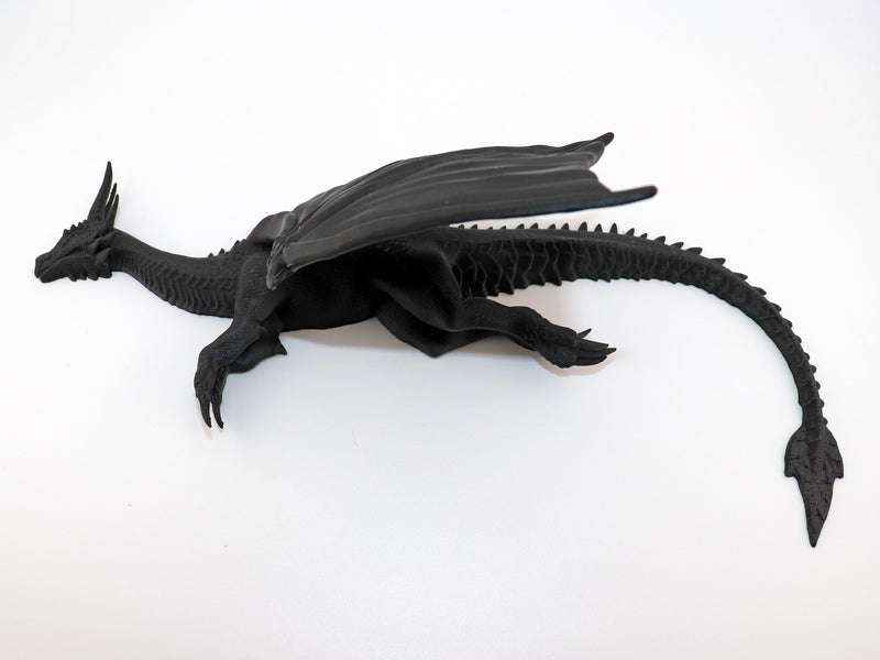 3D Flying Dragon Wall Decor: Fantasy Art Sculpture